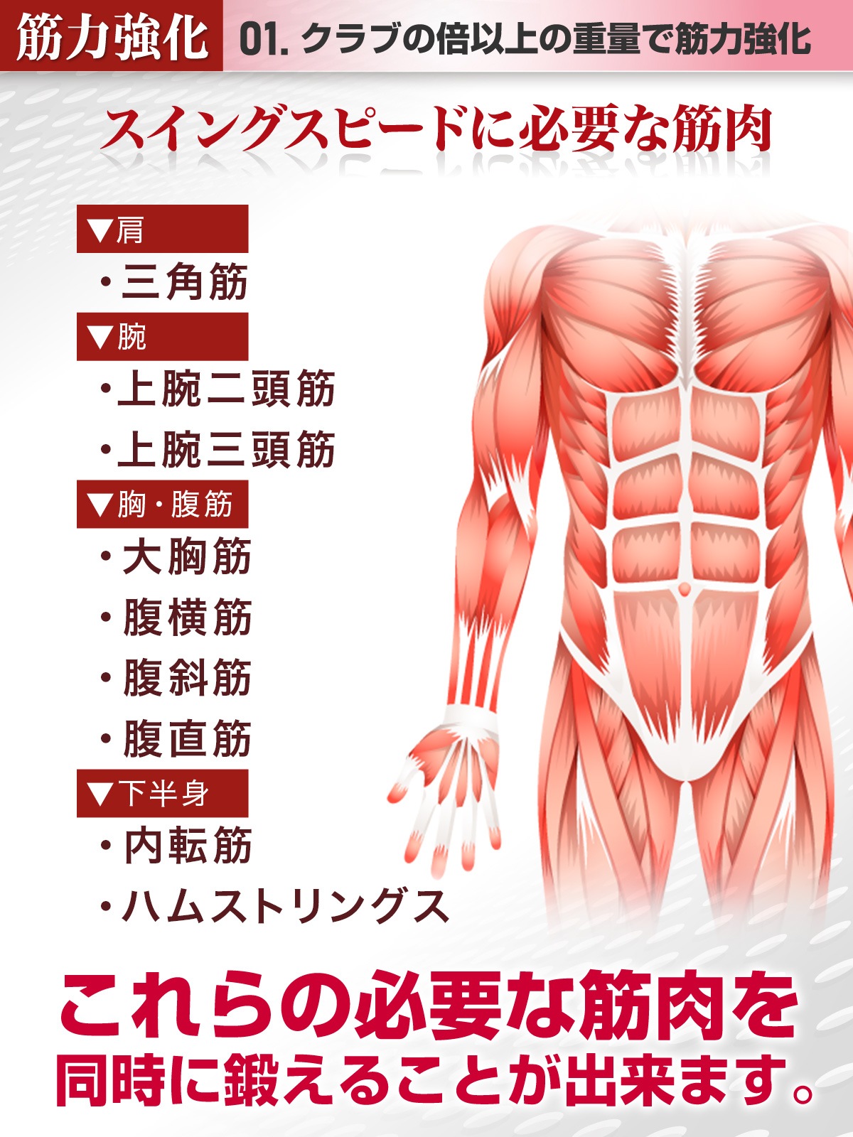 ゴルフ練習器具 スイングトレーナー ゴルフ トレーニング器具 スイング練習 素振り ゴルフ練習用品 室内 屋外 素振り 矯正 飛距離 グリップ 単品 100cmサイズ