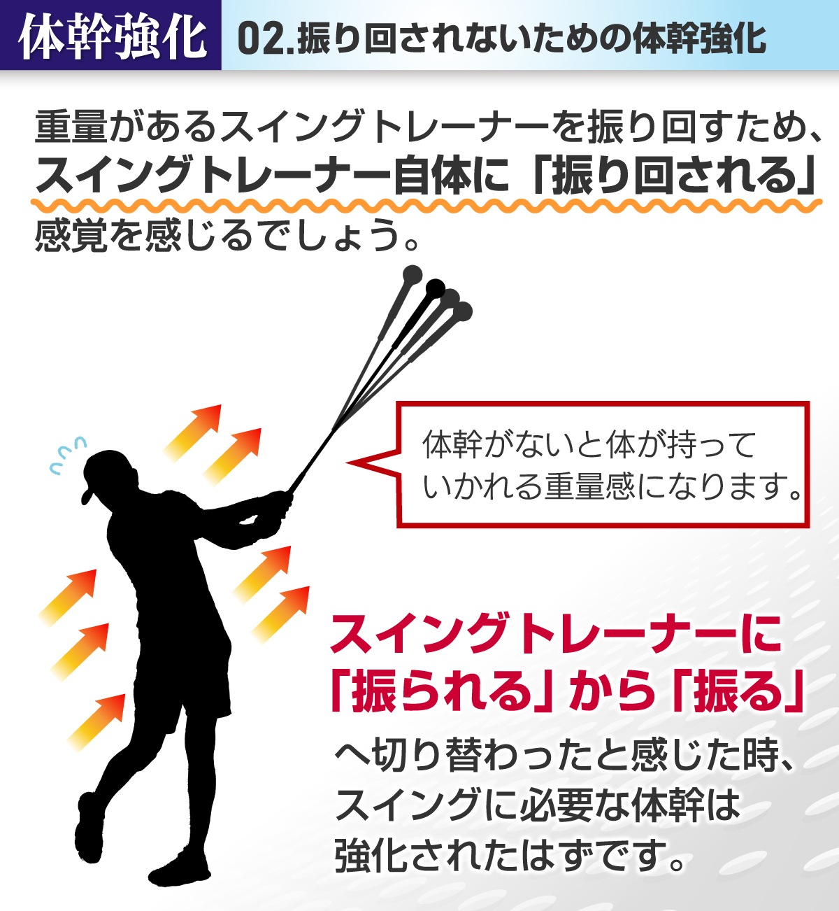 ゴルフ練習器具 スイングトレーナー ゴルフ トレーニング器具 スイング練習 素振り ゴルフ練習用品 室内 屋外 素振り 矯正 飛距離 グリップ 単品 100cmサイズ