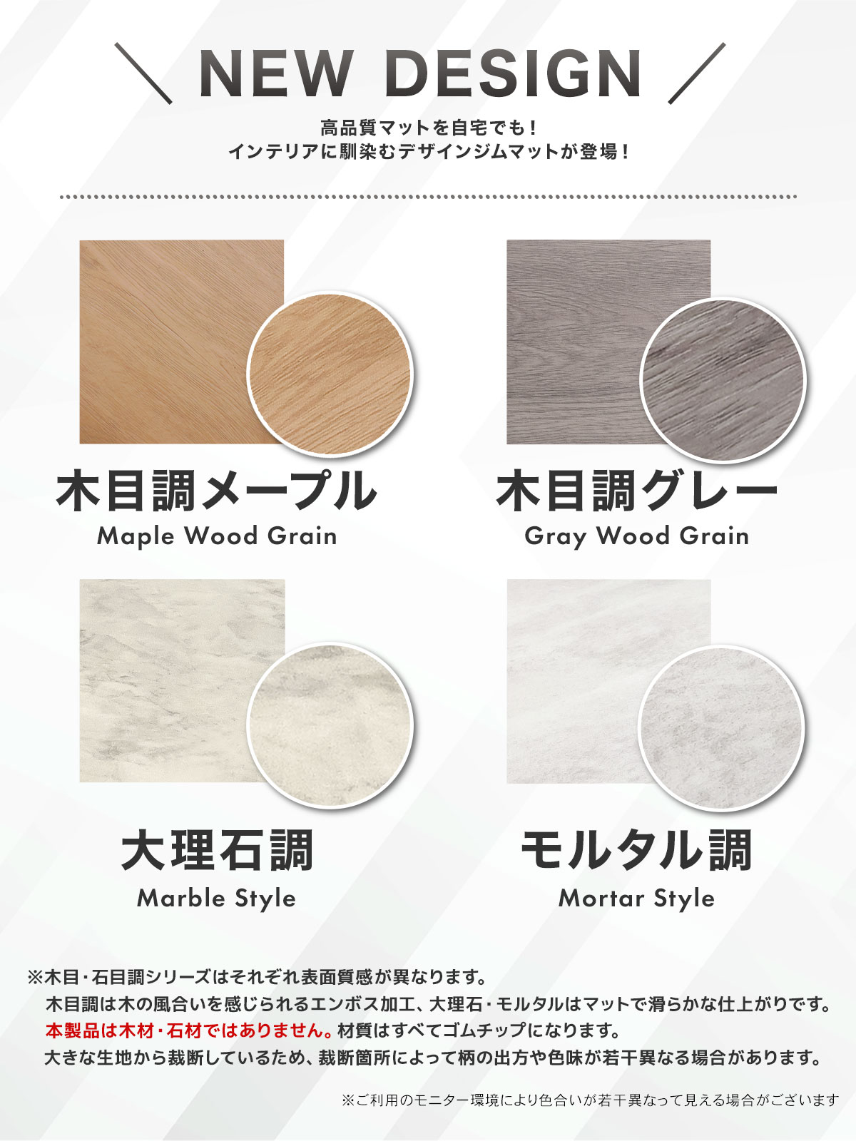 ゴムマット ジムマット 20mm 防音 防振 床 ホームジム 筋トレ マット ダンベルマット トレーニングマット ジム フロアマット 衝撃吸収 ラバーマット gym mat 50角 4枚セット