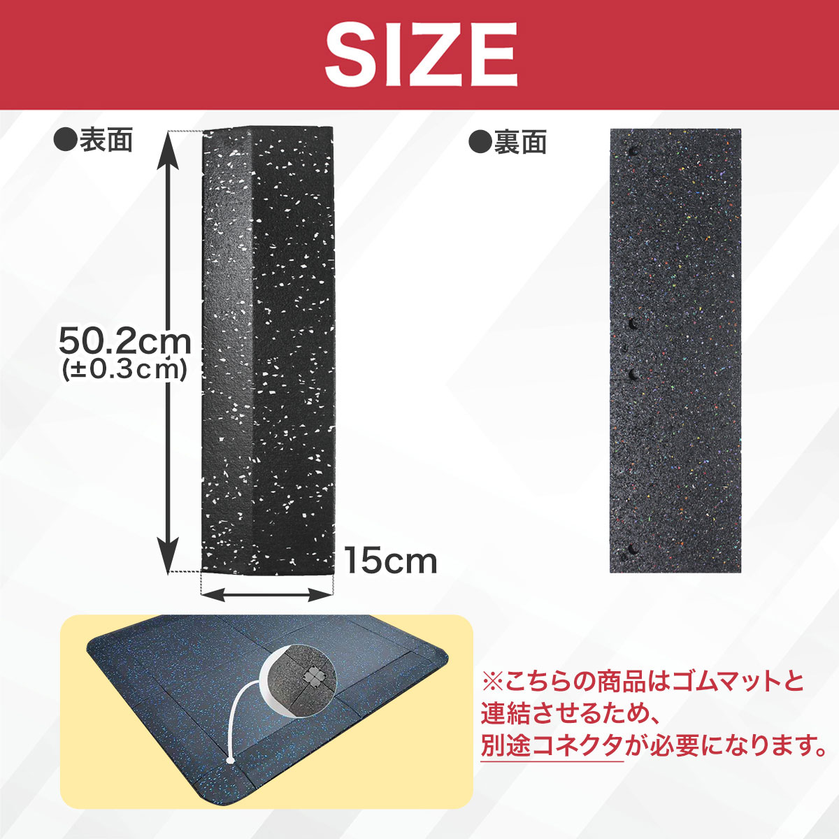 端材 ゴムマット ジムマット 20mm 防音 防振 床 ホームジム 筋トレ