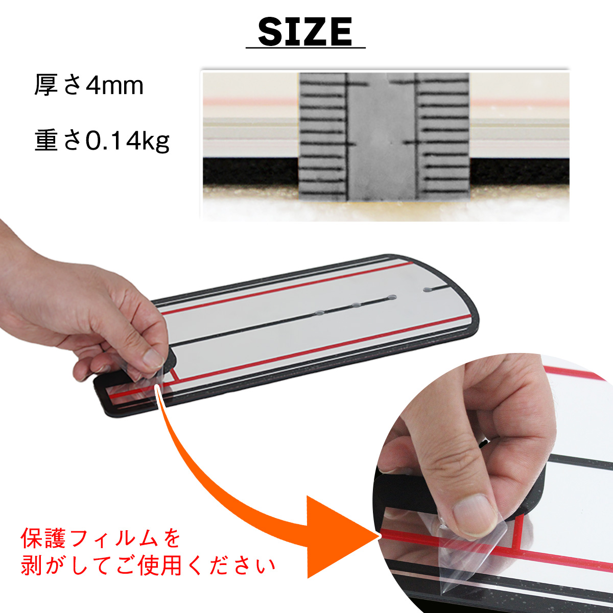 パッティングミラー ゴルフ パター 練習 鏡 パター矯正 | ゴルフ,練習