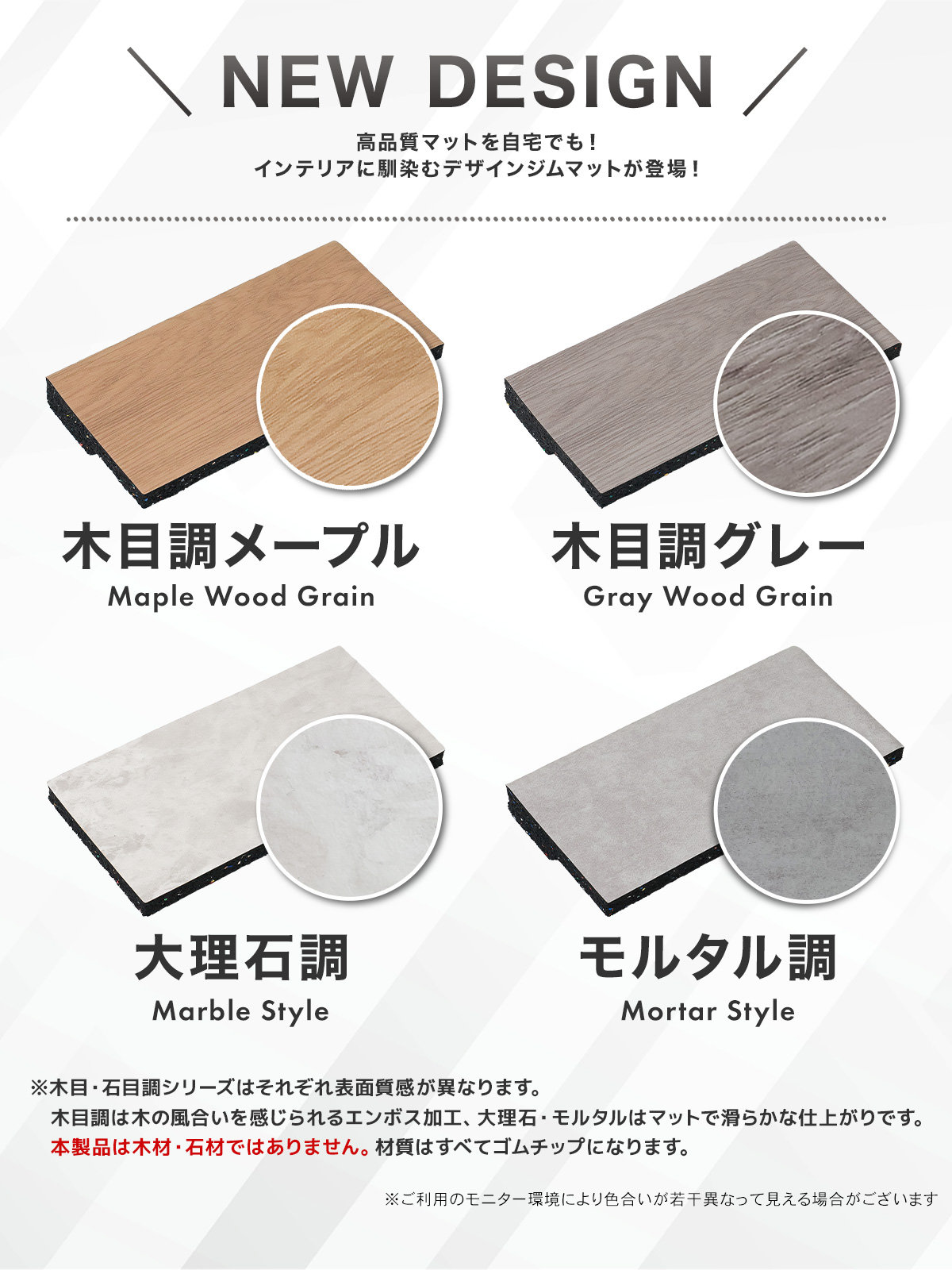 ゴムマット ジムマット 20mm 防音 防振 床 ホームジム 筋トレ マット