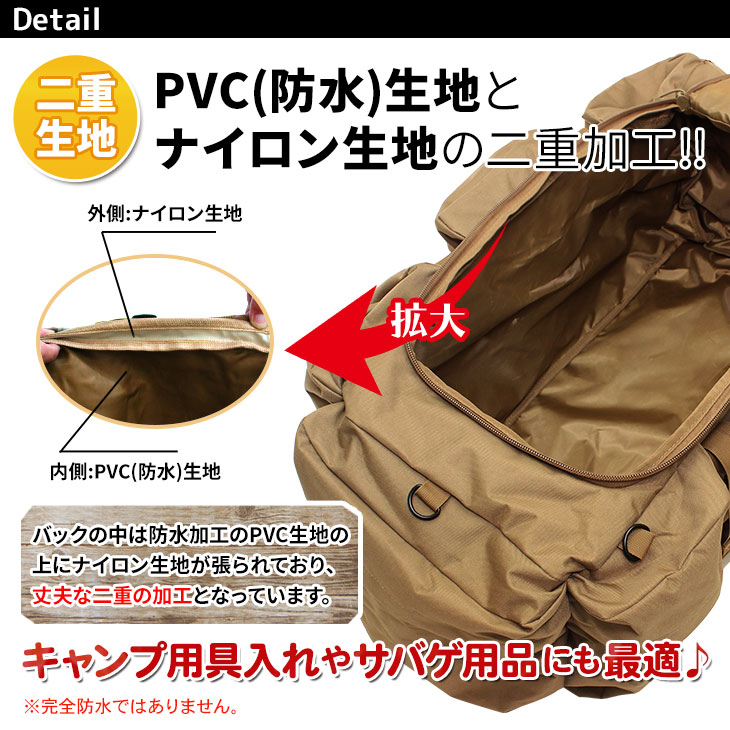 ミリタリーUS大容量リュック（希少品）大切な物を包み込んで搬送出来る MILITARY 実物 新品 デッドストック 米軍 FALCON II RANGER