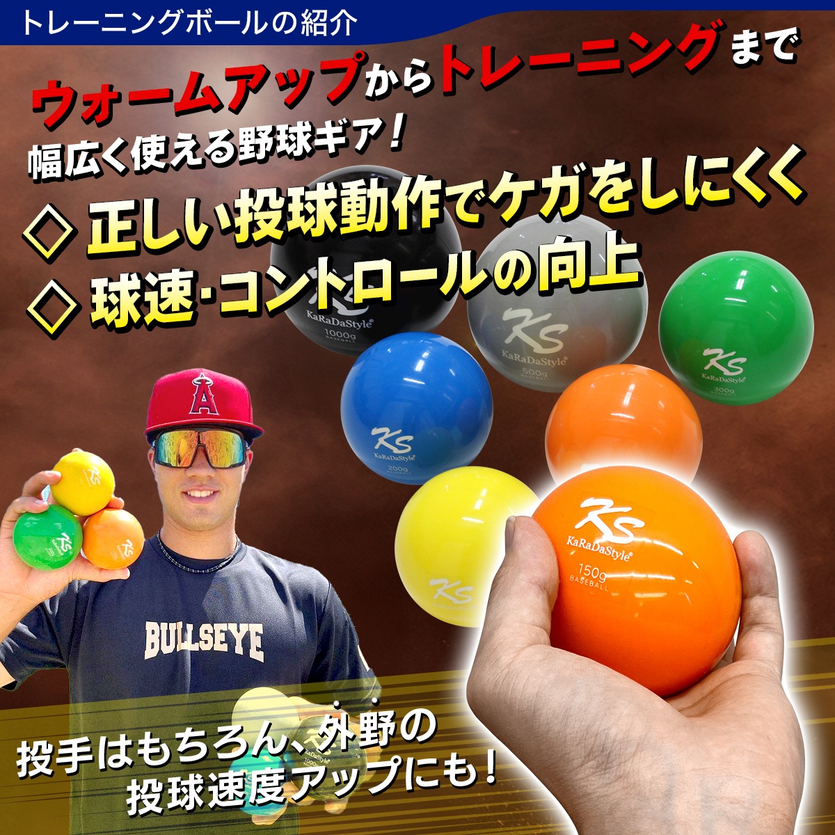 野球ネット トレーニング ボール ウエイトボール 2種セット 練習