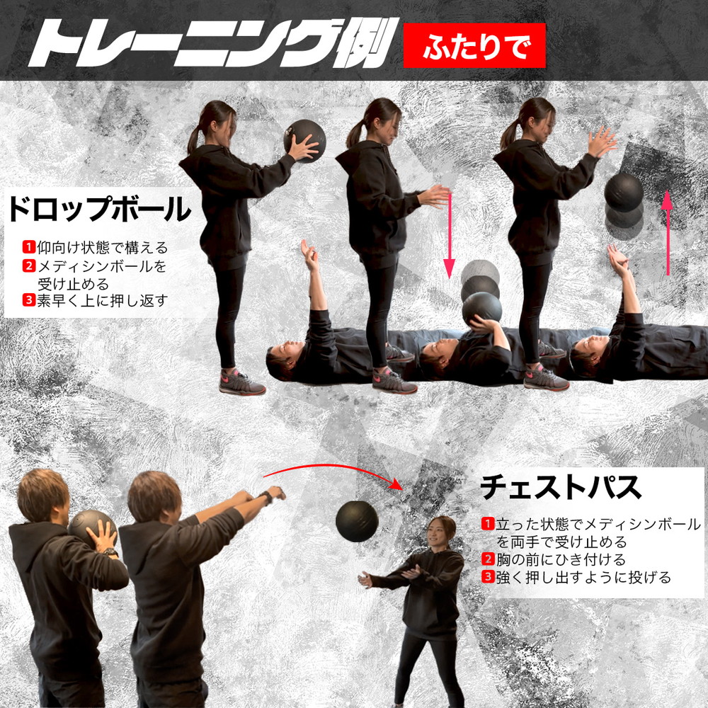 メディシンボール 10kg スラムボール ウェイトボール 体幹