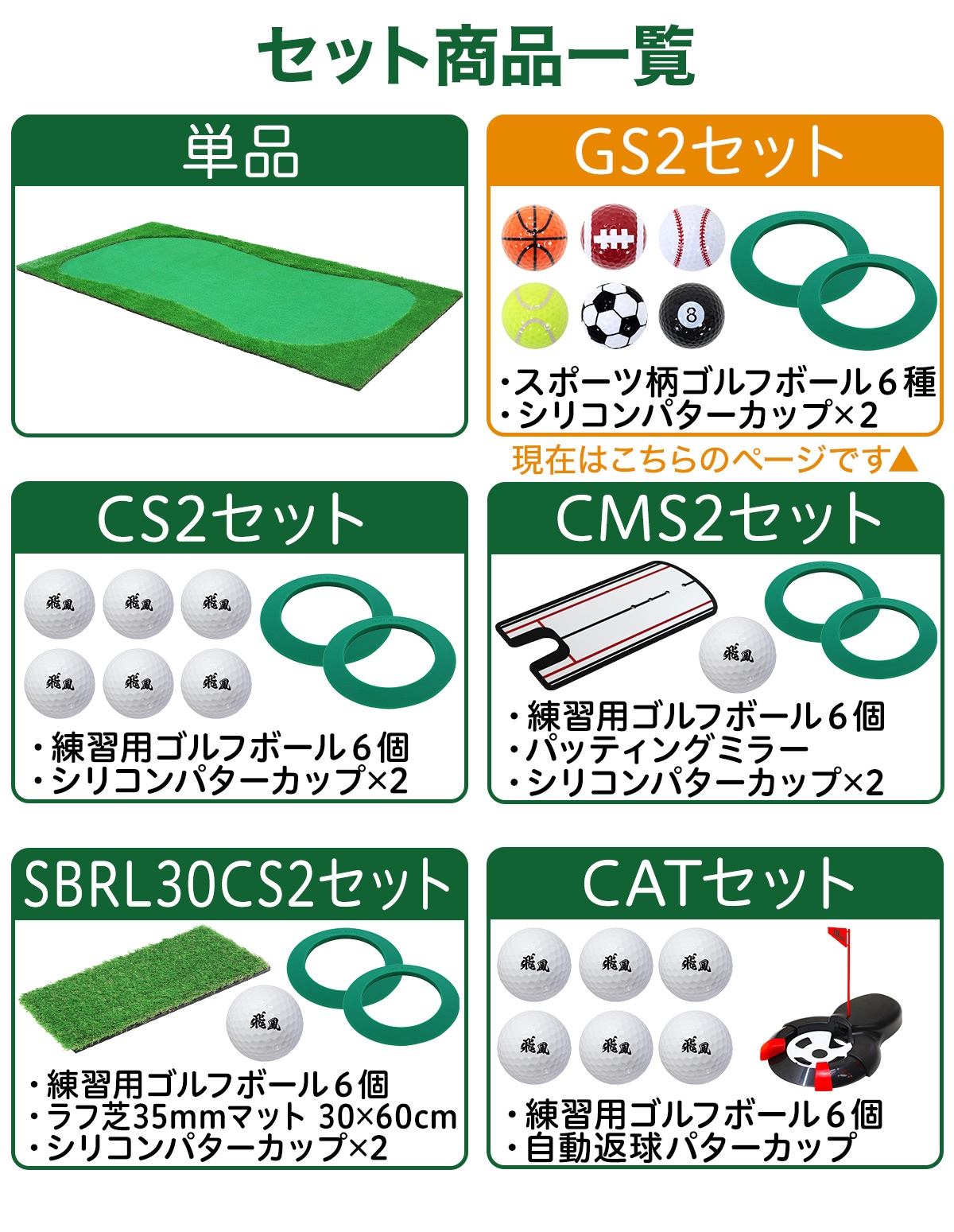 パターマット 3m ゴルフ パター 練習 マット ゴルフマット パッティング パター練習 ラフ 大型 厚手 室内 屋外 アプローチ 練習用 人工芝 SBR 特大 300×150cm Gシリーズ ゴルフボール GS2セット