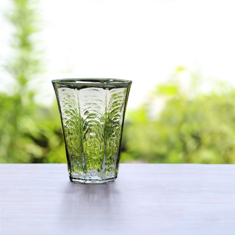 青木棗様確認用 安土草多｜八角グラス 墨透き被せ 大 | 趣佳[syuca.jp