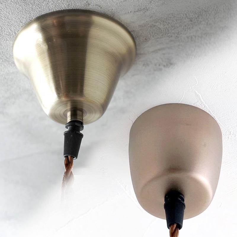 2台　ガラスのペンダントライトシーリングカバーありペンダントランプ g37325]CYLINDER アクリルカバー付き円筒ペンダントライト 引掛け
