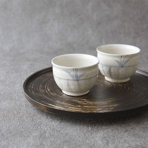 林拓児さん　貫入輪花皿　２枚セット 林拓児さん 貫入輪花皿 2枚セット - メルカリ