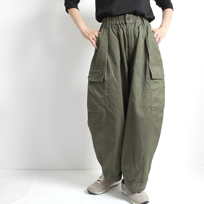 HARVESTY｜サーカスカーゴパンツ MILITARY GREEN-趣佳[syuca.jp]