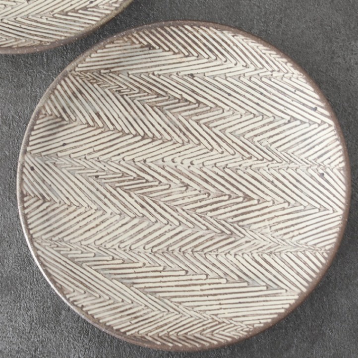 池田大介｜ヘリンボーン 7寸皿 | 趣佳[syuca.jp] オンラインショップ