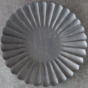 高島大樹 輪花 2枚set 高島大樹さん 輪花オーバルプレート2枚