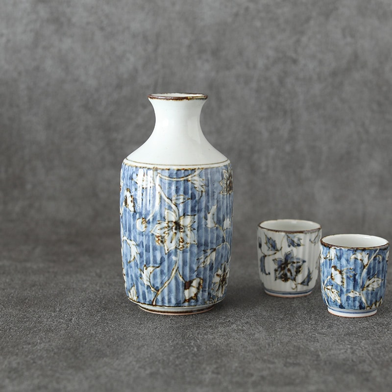 大井萌子｜染付 更紗酒器 | 趣佳[syuca.jp] オンラインショップ（通信