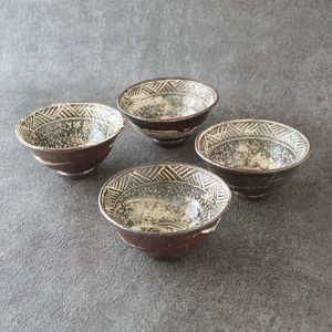 茶道茶碗　平茶碗　丹波焼　丹波祥公窯　大の字　【新品未使用】 茶道茶碗 平茶碗 丹波焼 丹波祥公窯 大の字 祥公窯<br>(杉原