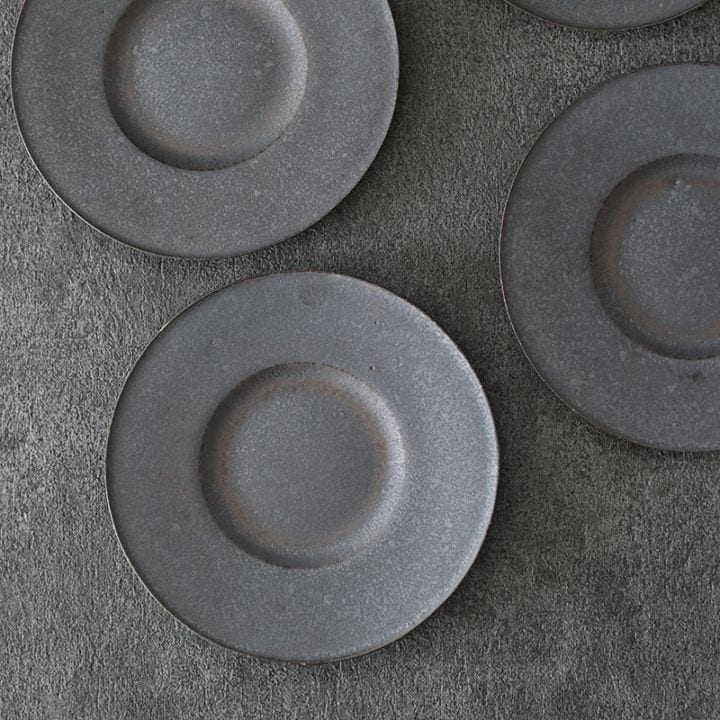 船串篤司｜たたら リム皿 小 黒 | 趣佳[syuca.jp] オンライン