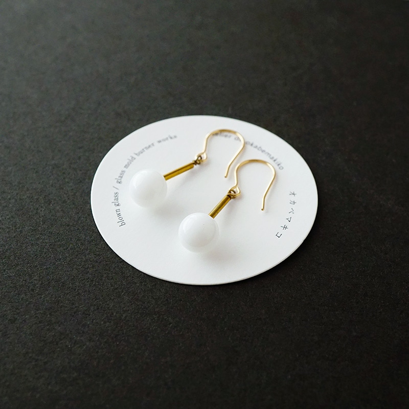 オカベマキコ　ピアス オカベマキコ｜「丸と棒」耳飾り ピアス | 趣佳[syuca.jp] オンライン