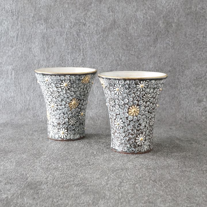 原稔｜金彩三島 掛分 フリーカップ ロング | 趣佳[syuca.jp