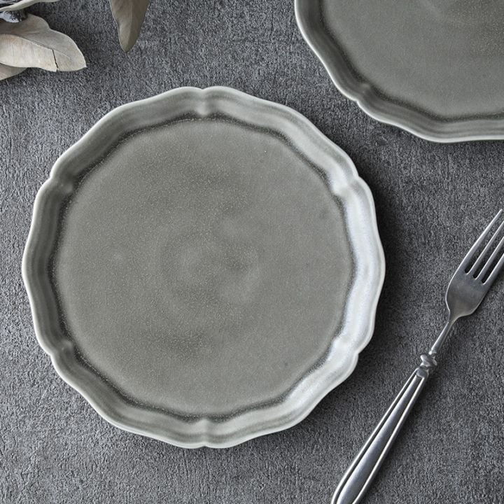 阿部慎太朗｜花形細リム皿6寸 | 趣佳[syuca.jp] オンラインショップ