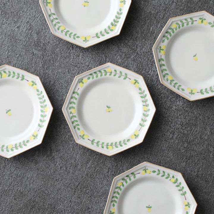 阿部慎太朗｜八角深まめ皿 檸檬 | 趣佳[syuca.jp] オンラインショップ