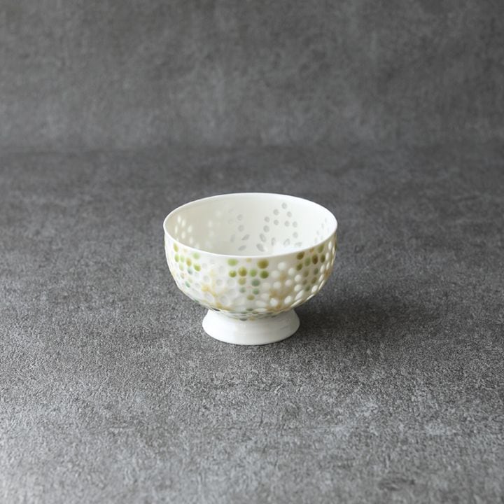 岳中爽果｜酒碗 草木実 蛍手×上絵 透明 | 趣佳[syuca.jp] オンライン