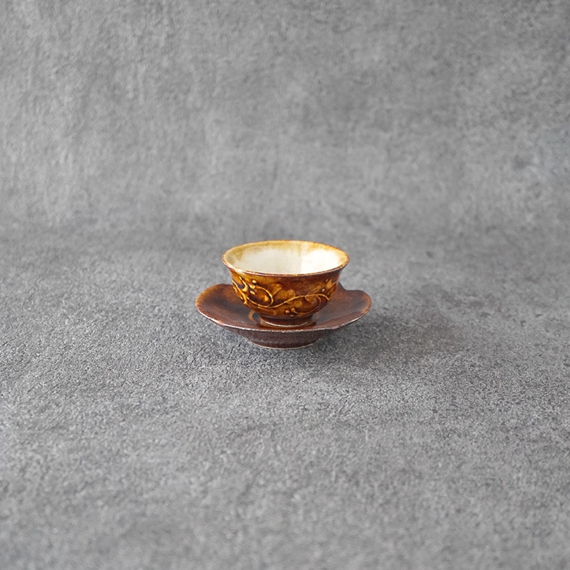 近藤文｜茶杯・茶托 あめ | 趣佳[syuca.jp] オンラインショップ（通信