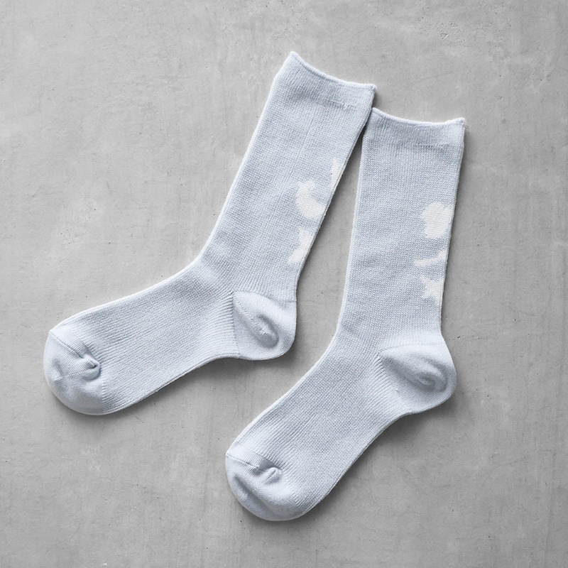 HUIS��HUIS�Τ��Ĥ��� JACQUARD tori �ѥ������֥롼�ڥ�˥��å���22cm-27cm��