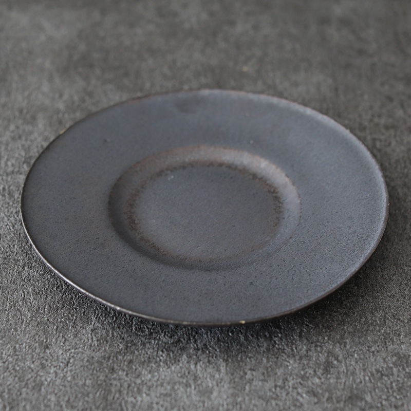 船串篤司｜たたら リム皿 小 黒 | 趣佳[syuca.jp] オンラインショップ