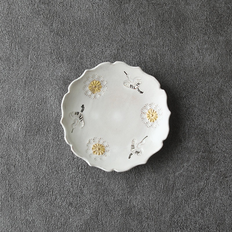 原稔｜鶴 小皿 | 趣佳[syuca.jp] オンラインショップ（通信販売）