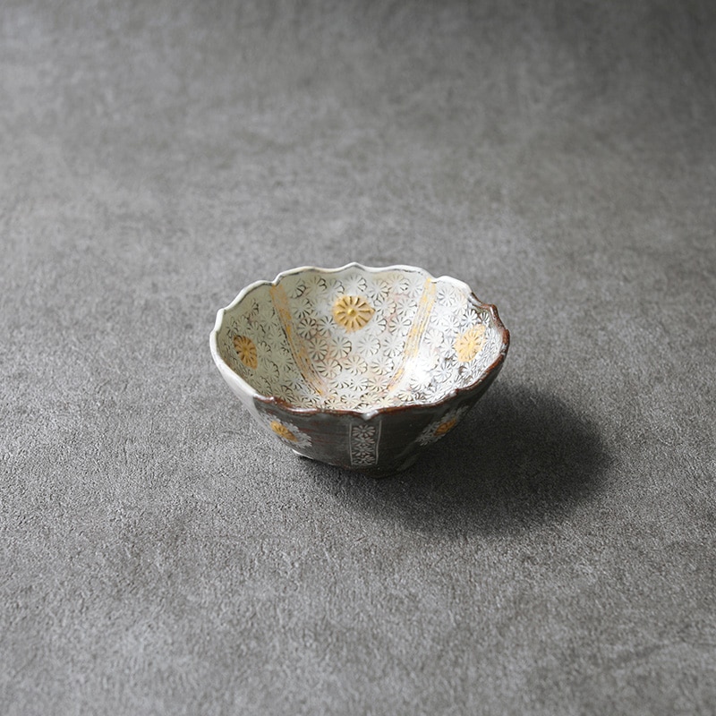 原稔｜金彩三島 掛分 三つ足小鉢 | 趣佳[syuca.jp] オンラインショップ