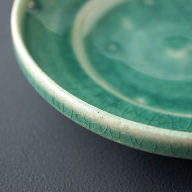 林拓児｜緑釉浅鉢 5寸リム付 | 趣佳[syuca.jp] オンラインショップ
