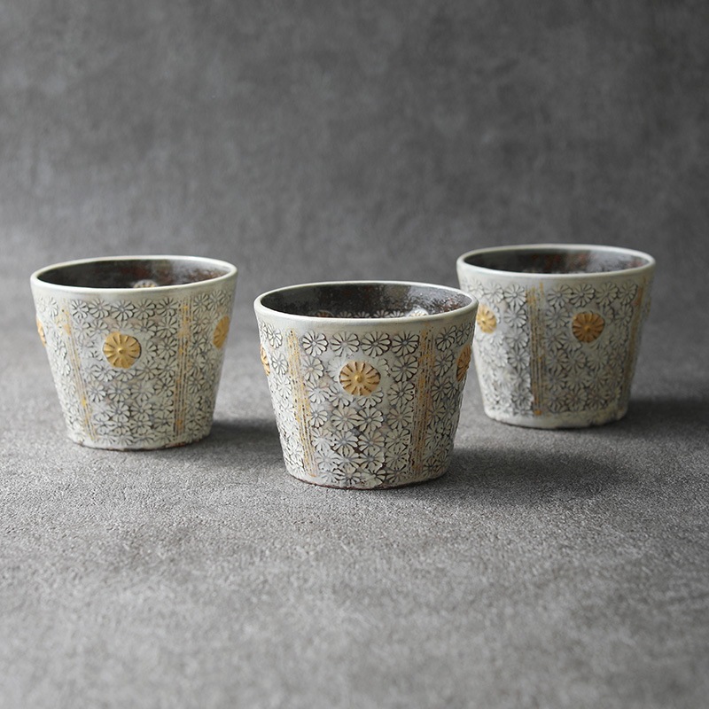 原稔｜金彩三島 掛分 蕎麦猪口 A | 趣佳[syuca.jp] オンラインショップ