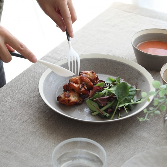 ZIKICO��SUMU Dinner Knife White