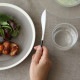 ZIKICO��SUMU Dinner Knife White