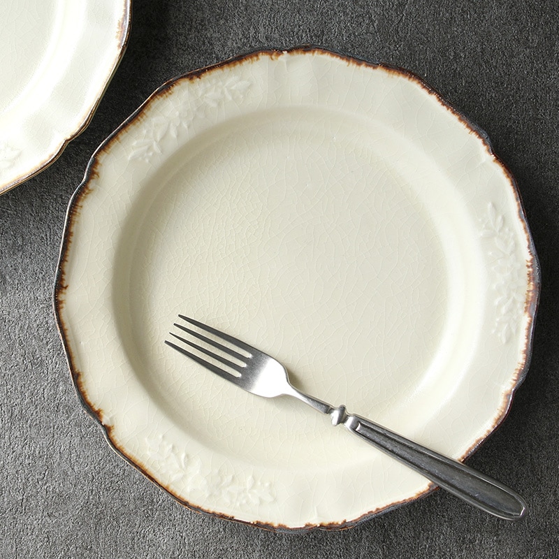 阿部慎太朗 7.5寸お花レリーフ皿 2枚セット 阿部慎太朗｜花形リムレリーフ深皿7寸 | 趣佳[syuca.jp] オンライン