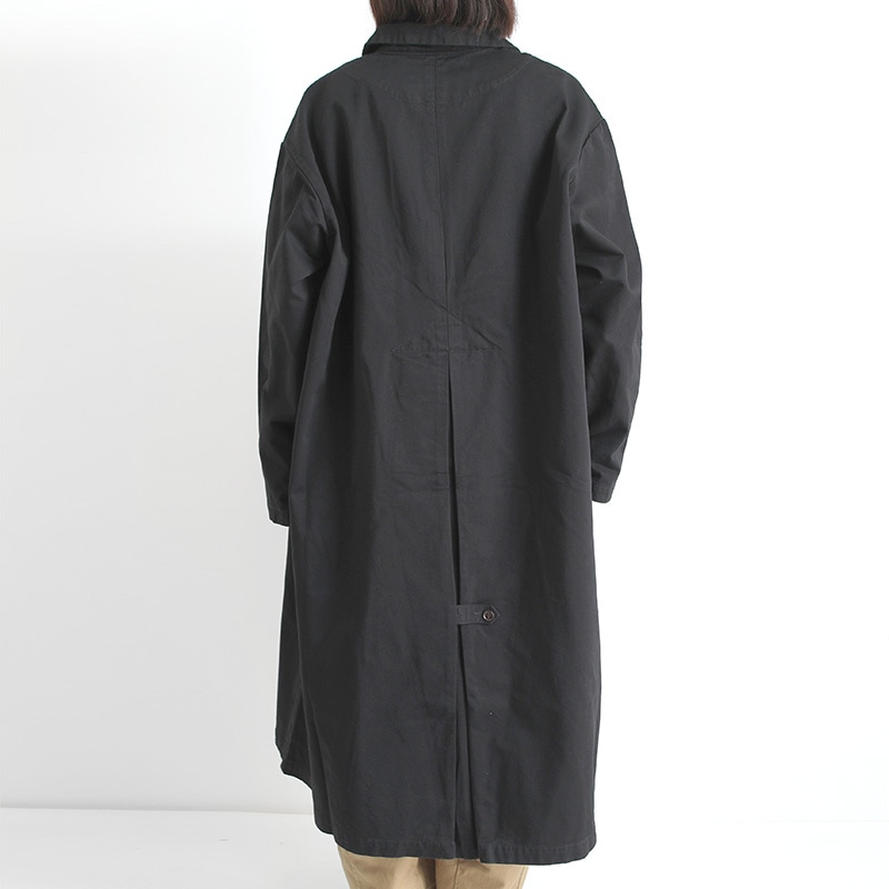 HARVESTY｜チノクロスオーバーコート BLACK | 趣佳[syuca.jp