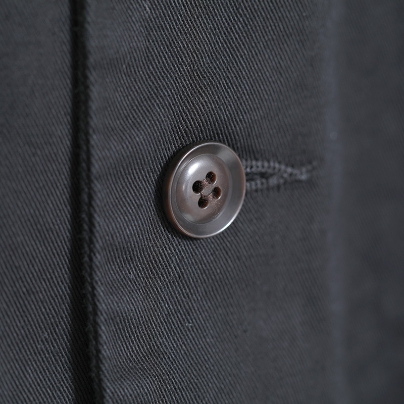 HARVESTY｜チノクロスオーバーコート BLACK | 趣佳[syuca.jp