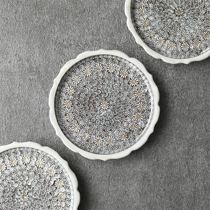 原稔｜金彩三島 掛分 平皿 | 趣佳[syuca.jp] オンラインショップ（通信