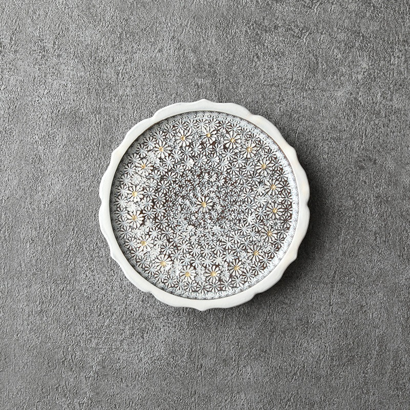 原稔｜金彩三島 掛分 平皿 | 趣佳[syuca.jp] オンラインショップ（通信