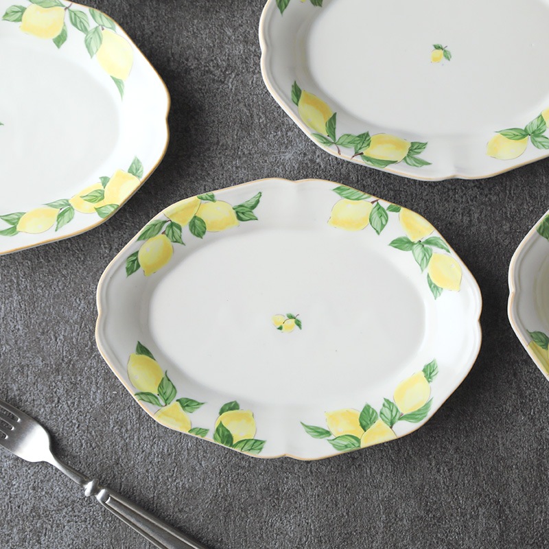 阿部慎太朗｜花形深皿オーバルS 檸檬 | 趣佳[syuca.jp] オンライン