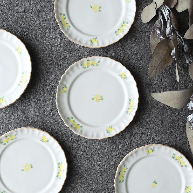 阿部慎太朗｜マーガレットリムまめ皿 檸檬 | 趣佳[syuca.jp