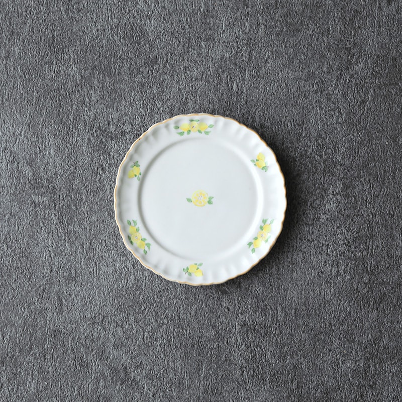 阿部慎太朗｜マーガレットリムまめ皿 檸檬 | 趣佳[syuca.jp