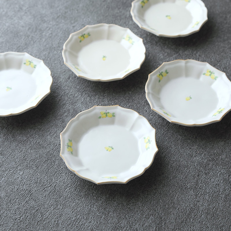 阿部慎太朗｜花形深まめ皿 檸檬 | 趣佳[syuca.jp] オンラインショップ