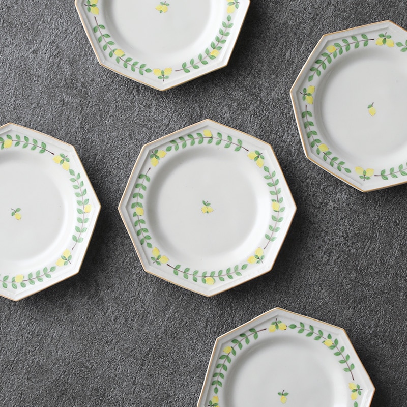 阿部慎太朗｜八角深まめ皿 檸檬 | 趣佳[syuca.jp] オンラインショップ