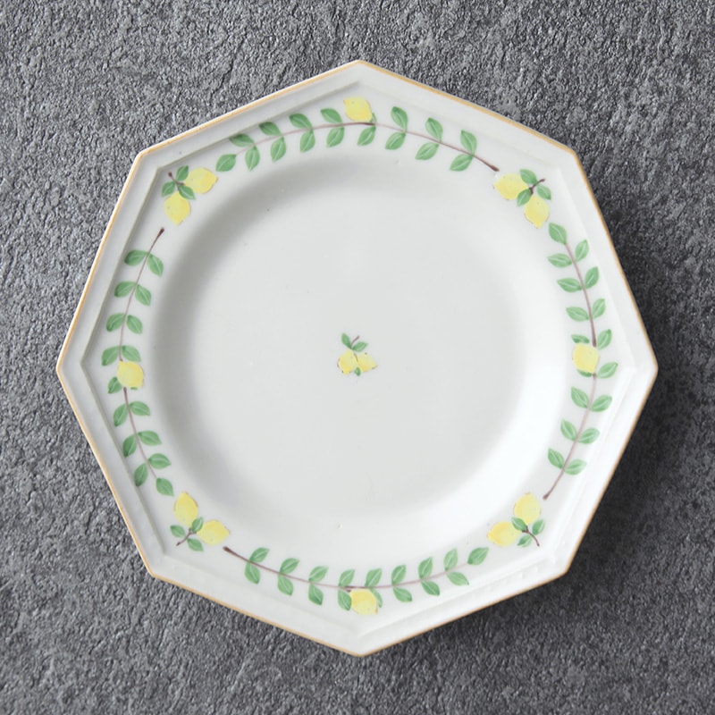 阿部慎太朗｜八角深まめ皿 檸檬 | 趣佳[syuca.jp] オンラインショップ