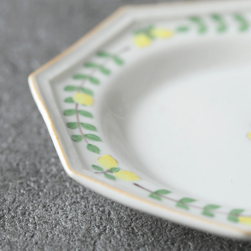 阿部慎太朗｜八角深まめ皿 檸檬 | 趣佳[syuca.jp] オンラインショップ