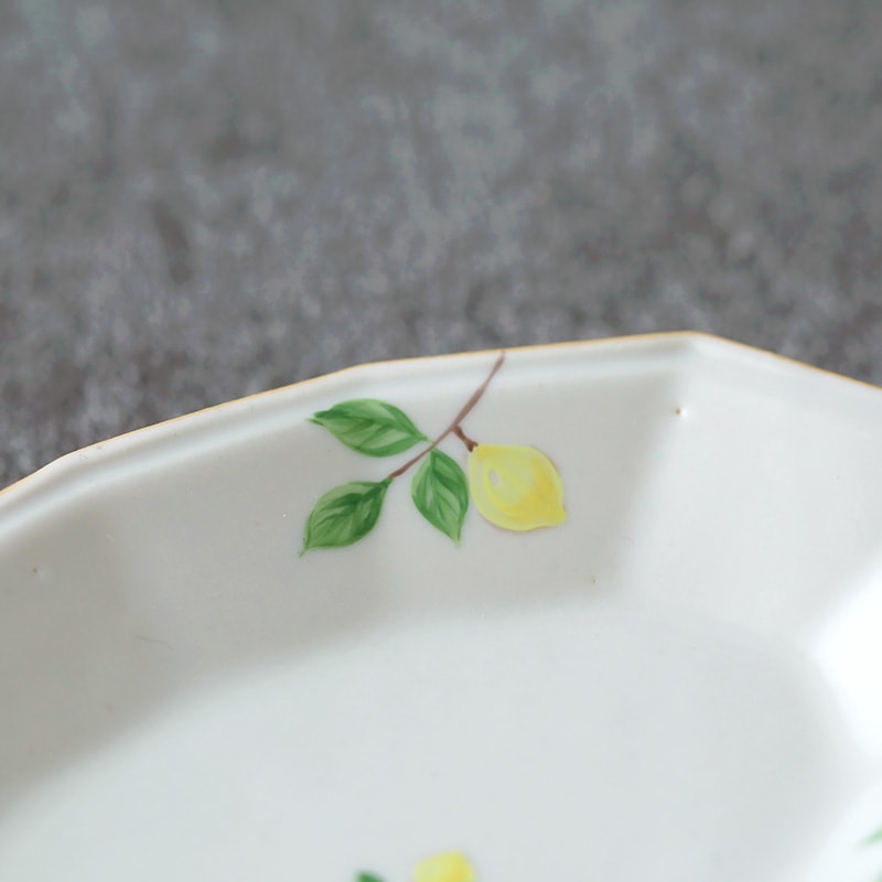 阿部慎太朗｜十二角深まめ皿オーバル 檸檬 | 趣佳[syuca.jp