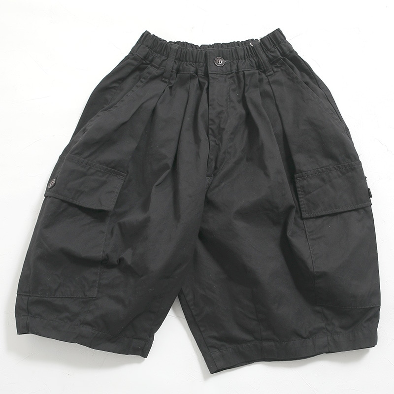 HARVESTY｜サーカスカーゴショーツ BLACK | 趣佳[syuca.jp