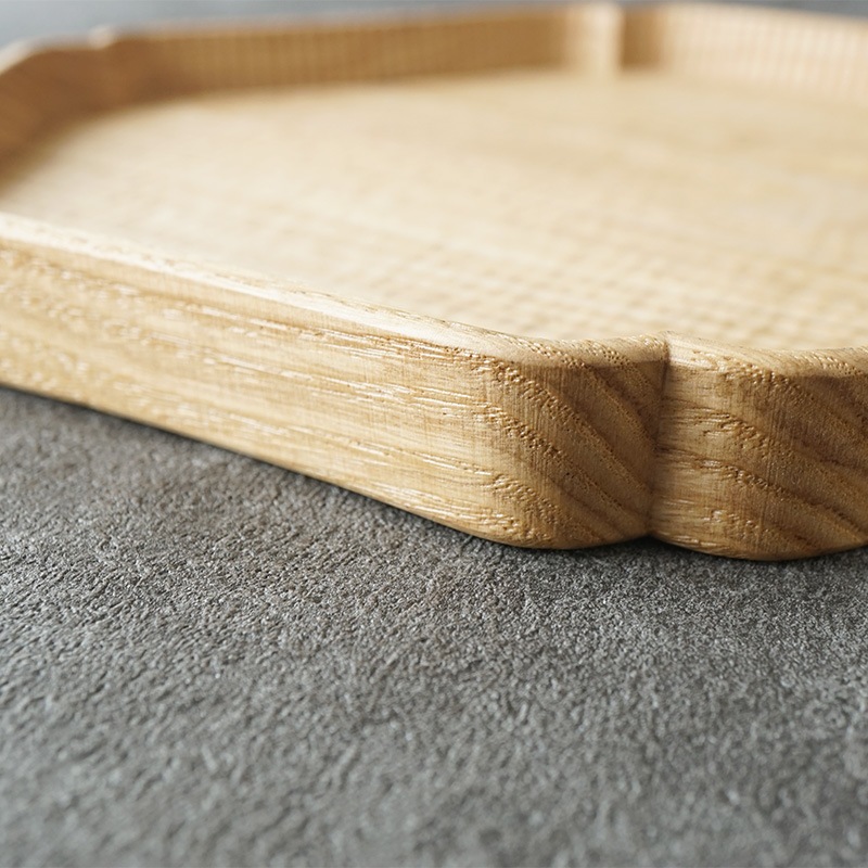 落合芝地さん　輪花トレー 落合芝地さん 輪花トレー 落合芝地さん 輪花トレー