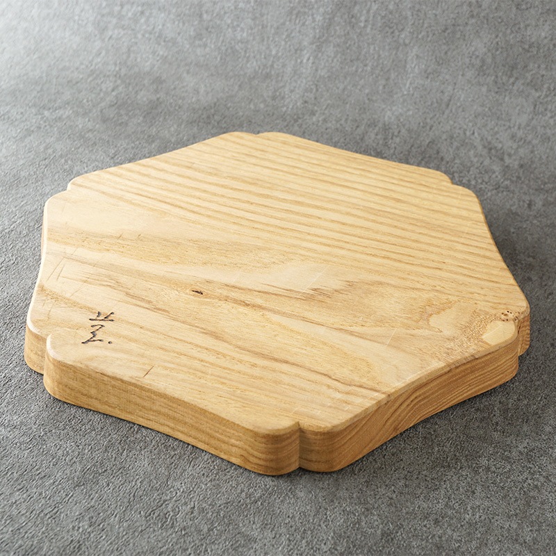 落合芝地｜六角入隅盆 クリ オイル | 趣佳[syuca.jp] オンライン