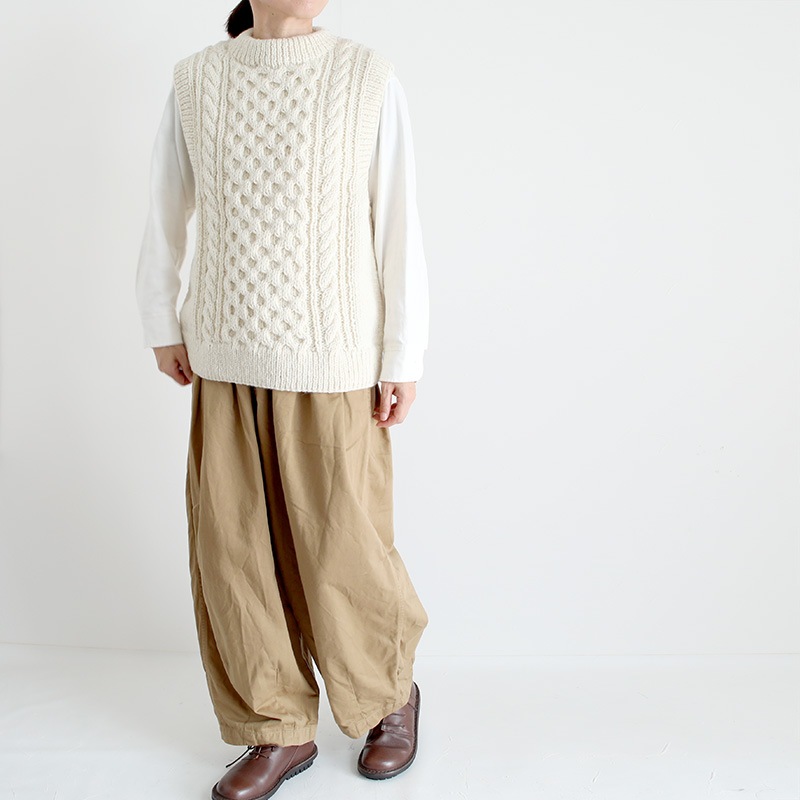 HARVESTYüԤߥ֥˥å ץ륪С٥ OFF WHITE